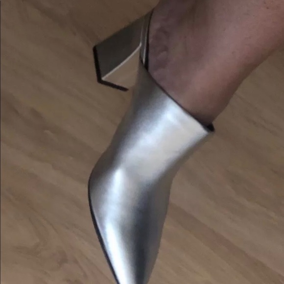 Mar fisher silver pointy slip on - Picture 2 of 6